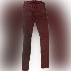 Hudson Barbara High Rose Burgundy Jeans | Sz 25